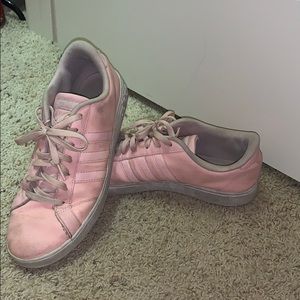 pink adidas sneakers